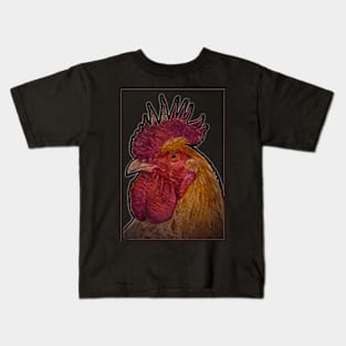 Rooster / El Gallo Kids T-Shirt